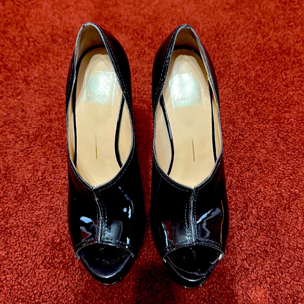 Dolce Vita Black Patent High Heel platform Pump
